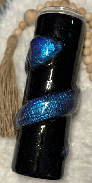 30oz 3D Blue Snake RTS